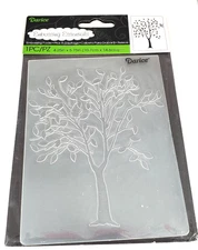 2013 Darice Embossing Essentials-Leafing Tree- Embossing Folder 4.25in x 5.75in