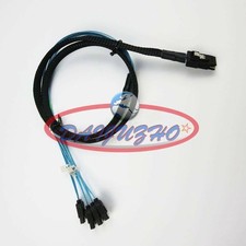 1pcs mini SAS 36P SFF-8087 to 4 SFF-8482 connectors with SATA power cable 3FT 1M