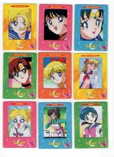 SAILOR MOON FILM TRADING CARDS FULL SET OF 45  10 FOIL CARDS ARTBOX NM / MINT