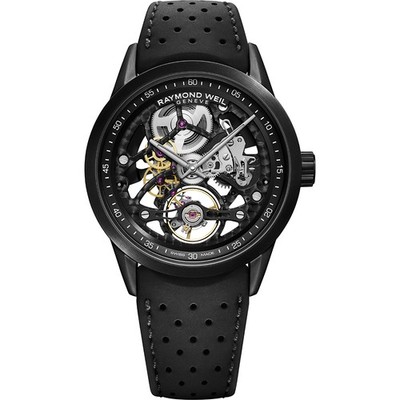 Raymond Weil Freelancer Schwarz Herren Armbanduhr 2785-BKR-20000