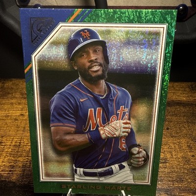 2022 Topps Gallery - Starling Marte #120 Green Pattern /99