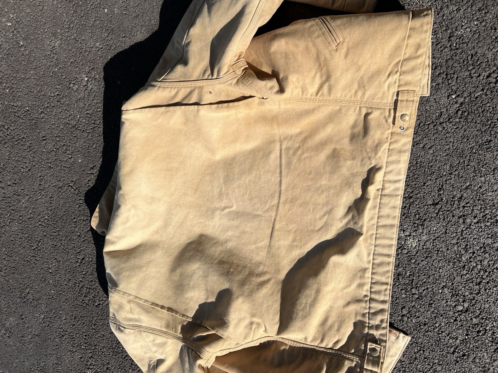 Vintage Carhartt Duck Canvas Work Jacket Blanket Lined Brown USA Made XL thumbnail 4