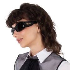 Versace Dark Grey Cat Eye Ladies Sunglasses VE4481 GB1/87 54 VE4481 GB1/87 54