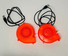 Two 2 Mini Fan Blower for Inflatable Costume or Decor USB Powered