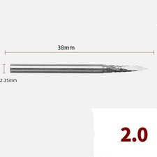 3Pcs Sculpture Carving Triangle Knife 2.0mm Dia Tungsten Steel Engraving Tool