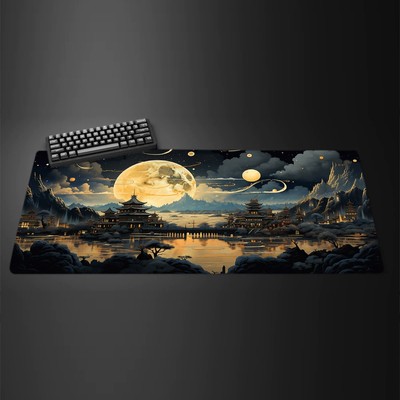 Desk Mat, Mouse Pad, Keyboard Mat, Desk Pad; Landscape, Scenery Design