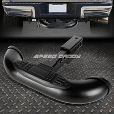 1.25/2" RECEIVER BLACK TRAILER TOWING TAILGATE/HITCH COVER REAR STEP BAR GUARD