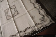 Lace Cant  tablecloth service  12 napkins  12 napkins  2 napkin holders