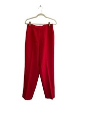 Vintage Haberdashery Womens 12 By Leslie Fay Pants Slacks Trousers Red 1925