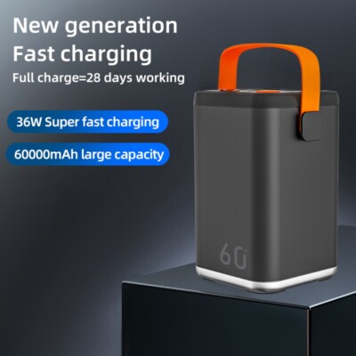 Power Bank 60000mAh Quick Charge Large Capacity Outdoor Mobile Power Bank BST