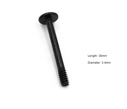 4PCS PC Case Chassis Cooling Fan Grill / Guard Mounting Metal Screws Replacement - Afbeelding 3 van 7