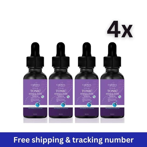 4x Chaba Hair Tonic Serum Nourish Hair Loss Growth Eyebrow Natural Extracts 35ml - Picture 12 of 12