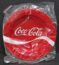 Vintage Coca-Cola Wave Design Ashtray 5-1/4" Diameter Coco-Cola Mistake Knockoff