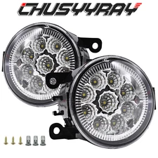 For 2017-2019 Nissan Pathfinder - Pair LED Fog Lights Bumper Driving Lamps