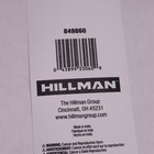 Hillman Letter F Durable Vinyl Black 5"L x 2-1/4"W 849860