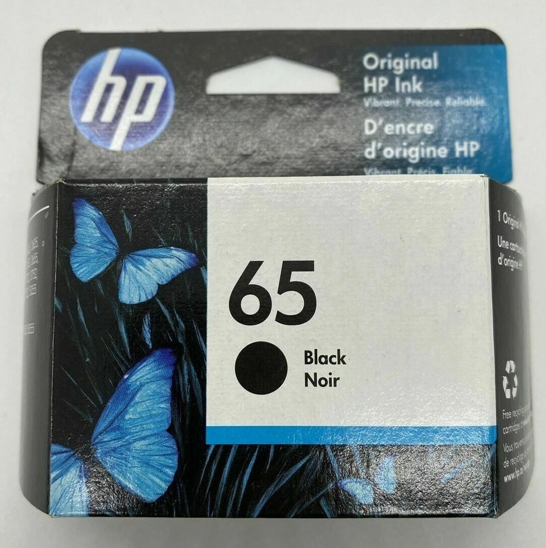 OEM Genuine Printer Black HP 65 Ink Cartridge for Deskjet 2220