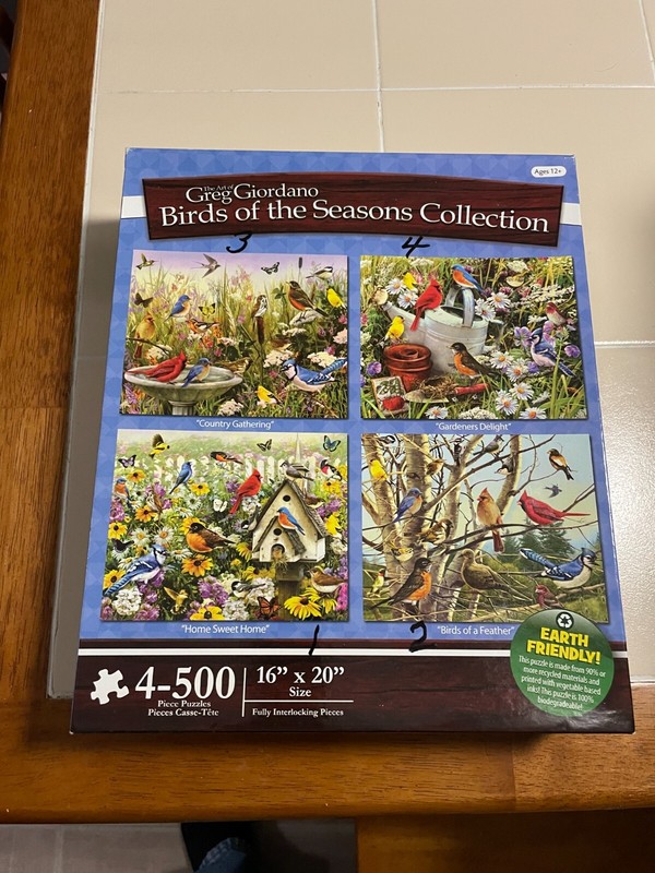 4 500 piece Karmin International Jigsaw Puzzle- complete!