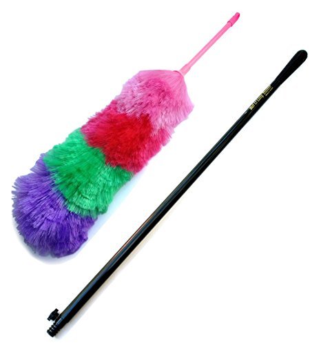 Static Duster - 27" Large Electrostatic Duster with Bonus 35" Extension Pole