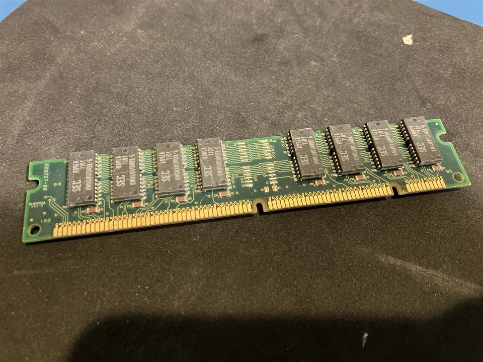 32MB EDO 168-Pin DIMM 60ns Samsung KMM366F410BK-6 Gold Memory Module RAM - Image 2 of 2