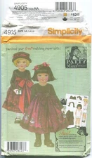SIMPLICITY 4905 CHILDS DRESS SZ 3-6 UNCUT 2004