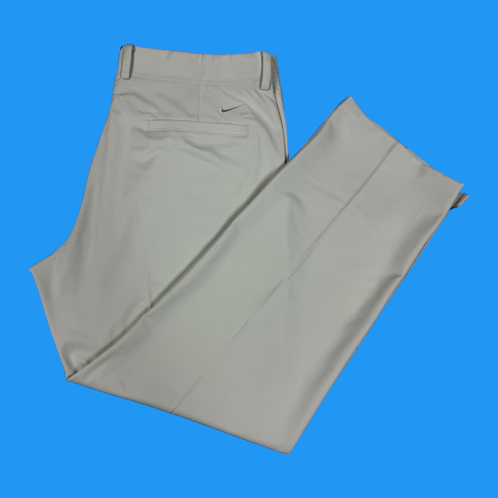 OFF WHITE X NIKE Pantaloni chino bianchi Nike Dri Fit da uomo taglia 38x30 Standard Fit Golf Performance Off