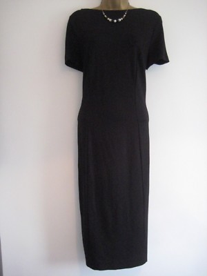 MarcCain black lace summer dress size N2 10?
