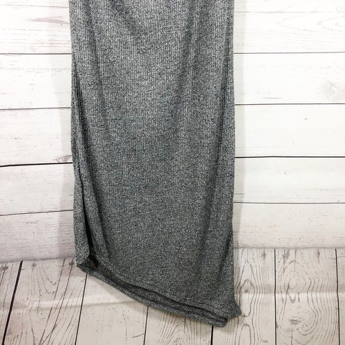 NWT Topshop Asymmetric Hem Sheath Midi Dress Ruched Side Gray Sz 2 - Picture 10 of 12