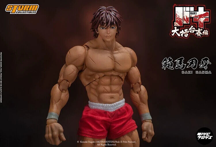 Storm Toys KIBK01 BAKI Baki Hanma 1/12 Action Figures 2023