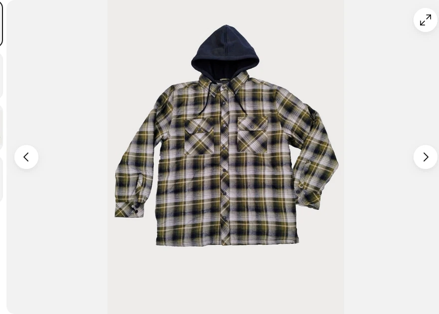 Boston Traders Men's Quilted Flannel Jacket (Ivy Green XL)NWT | eBay