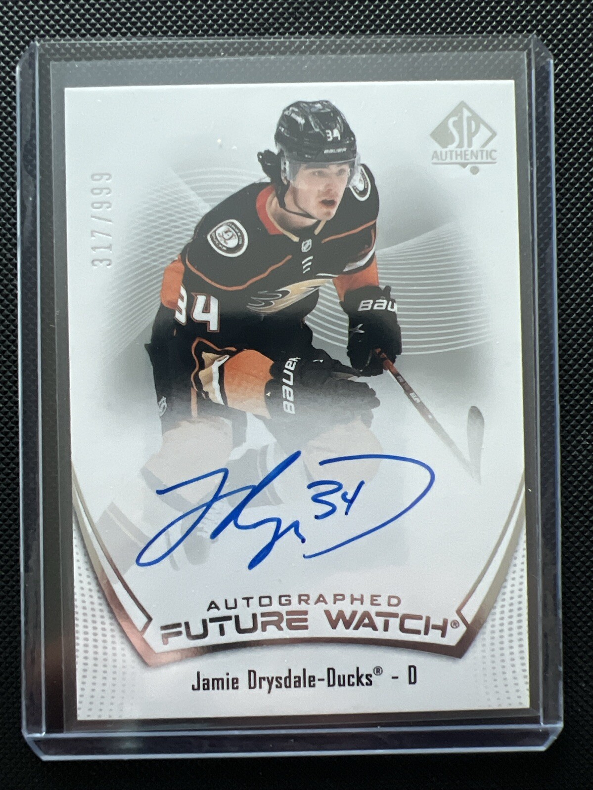 Jamie Drysdale Future Watch Auto /999 - 2021-22 SP Authentic