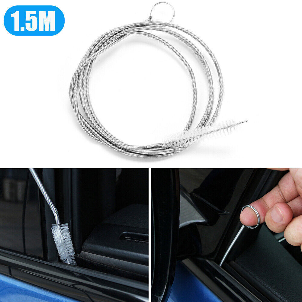 1.5m Car Drain Hole Dredge Cleaning Brush Tool Sunroof Brushes Cleaner