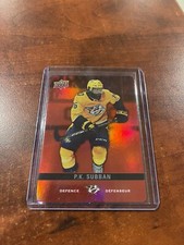 P.K. Subban 2019-20 Upper Deck Tim Hortons Red Die Cut Hockey #DC-24 Nashville