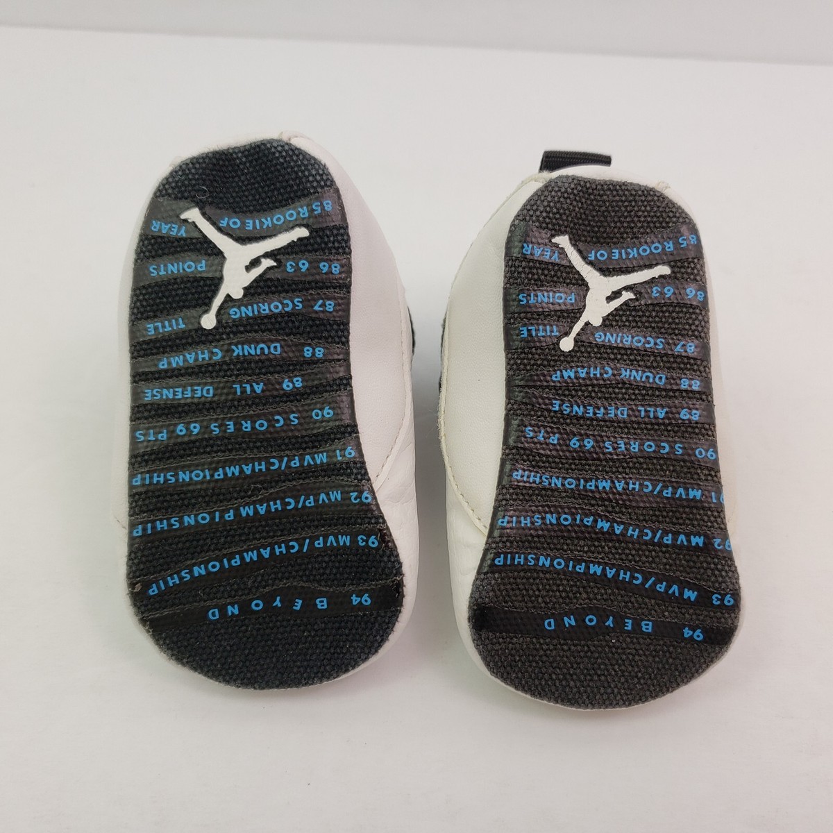 Nike Air Jordan Retro 10 X Crib Powder UNC Blue Baby Size 1C