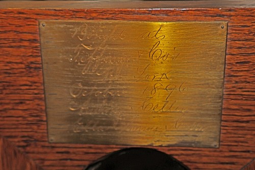 19th Century Tiffany & CO Oak 5 Musical 5 Gong Tall Case Grandfather Clock - Picture 16 of 24