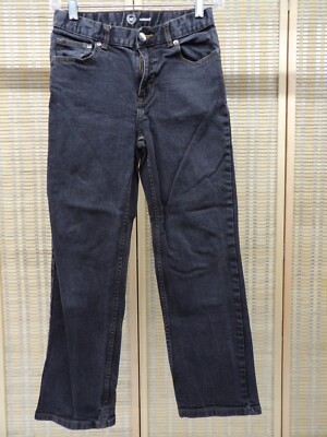 Wonder Nation Boys Size 12 Regular Blach Denim Jeans (26x25)