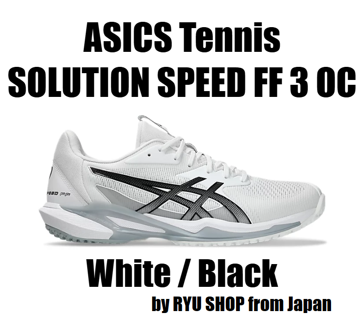 アシックスSOLUTION SPEED FF 3 OC 1041A439-103 SOLUTION SPEED FF 3 OC | Women | White/Pure Silver | Women's