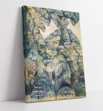 PAUL NASH, TREES IN BIRD GARDEN -CANVAS WALL ARTWORK PICTURE PRINT