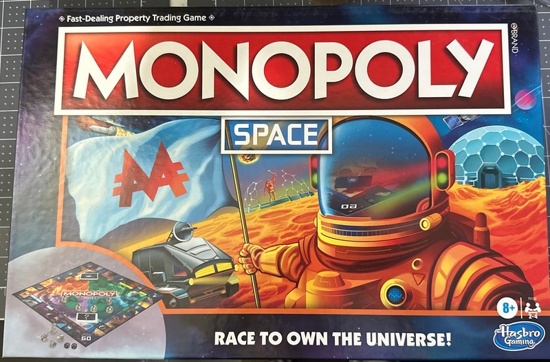 Monopoly Space Edition Board Game Limited Edition 2-4 Players 100% Complete