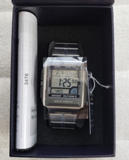 CASIO WV-59RD-1AJF WAVE CEPTOR Radio Clock Super Illuminator Type Watch Men New