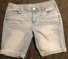 Girl  s Wonder Nation Denim Shorts Size 12 Plus Item 1411