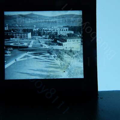 Bata boot shoe facotry zlin  Czechoslovakia magic lantern slide 