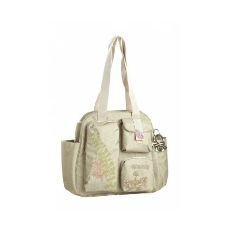 okiedog Nature Namaste Diaper Bag in Olive Green - 15" x 14" - 700g/2Lb