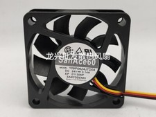 1 PCS Sanyo Fan 109P0624J7D04 DC24V 0.14A 6015 6CM 3 wire inverter cooling fan