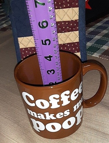 Coffee Makes Me Poop Coffee Mug - Picture 6 of 7