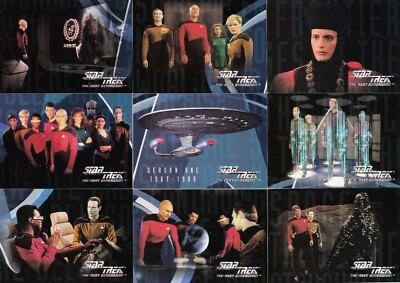 STAR TREK THE NEXT GENERATION EPISODE COLLECTION SEASON 1 1994 BASE CARD SET 108