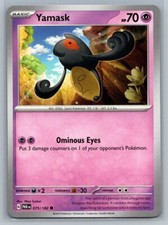 Yamask 75/182 Paradox Rift Common Pokémon TCG 2023
