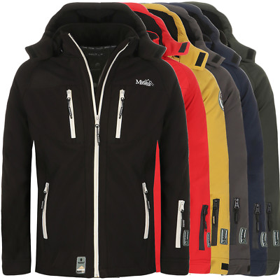 Marikoo Men's Winter Jacket Softshell Jacket Function Rain Outdoor S - 4XL NOAA