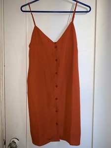 forever 21 burnt orange dress