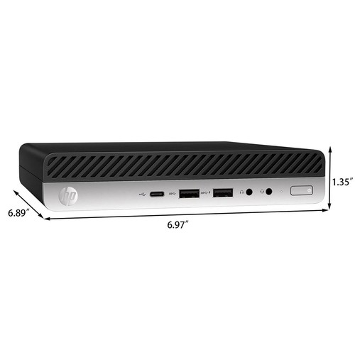 HP Mini Intel 6-Core i5 9th Gen. 16GB 512GB SSD Win11 Pro WiFi BT ProDesk 600 G5 - Picture 2 of 12