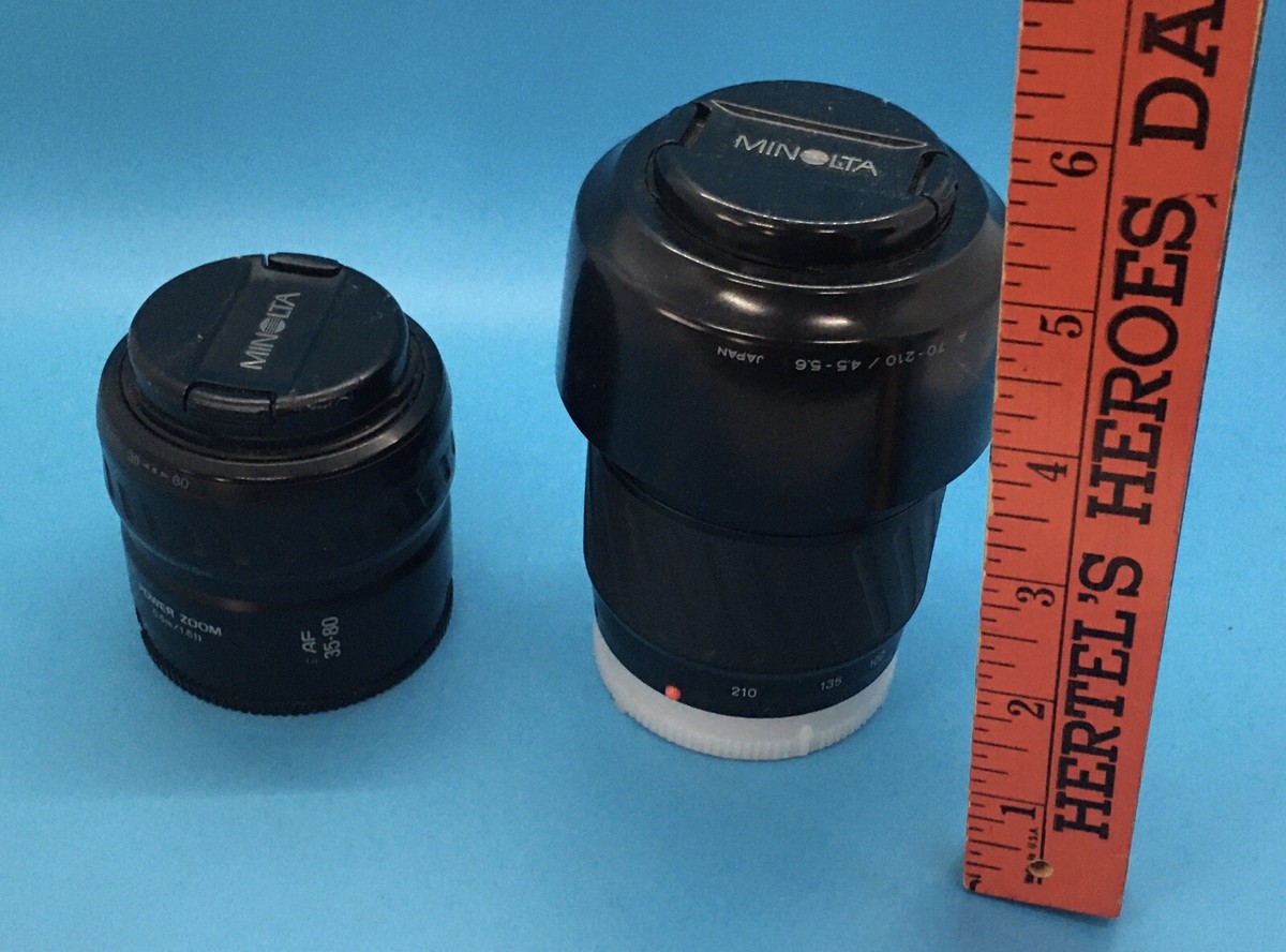 MINOLTA AF70-210とAF35-70のセット Minolta AF 35-70mm And 70-210 Lenses Made In Japan | eBay